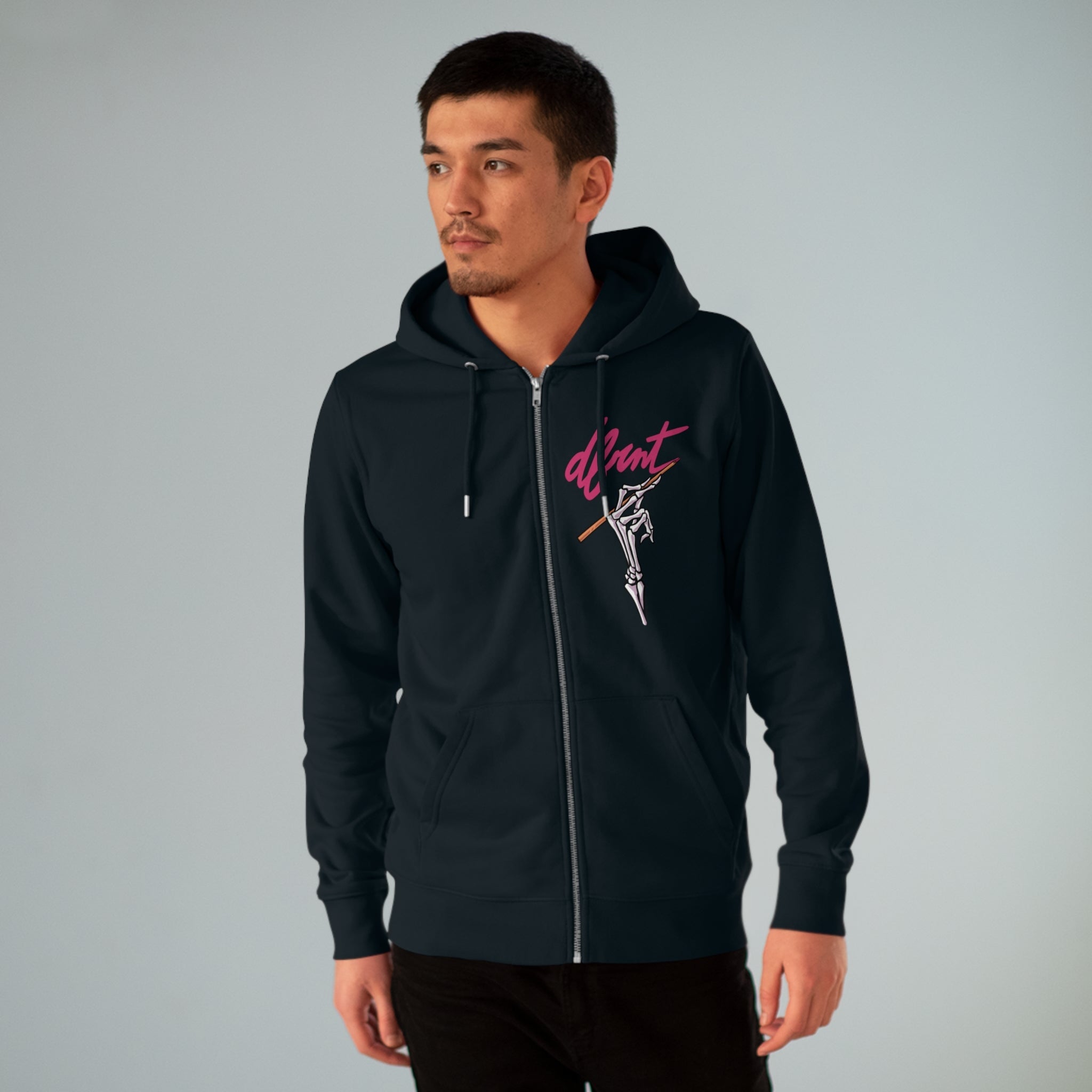 MAKEOVER | mens zip hoodie