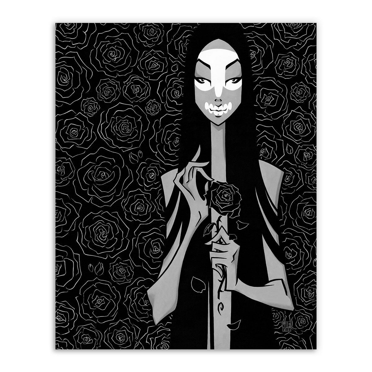 BLACK ROSE | fine art print