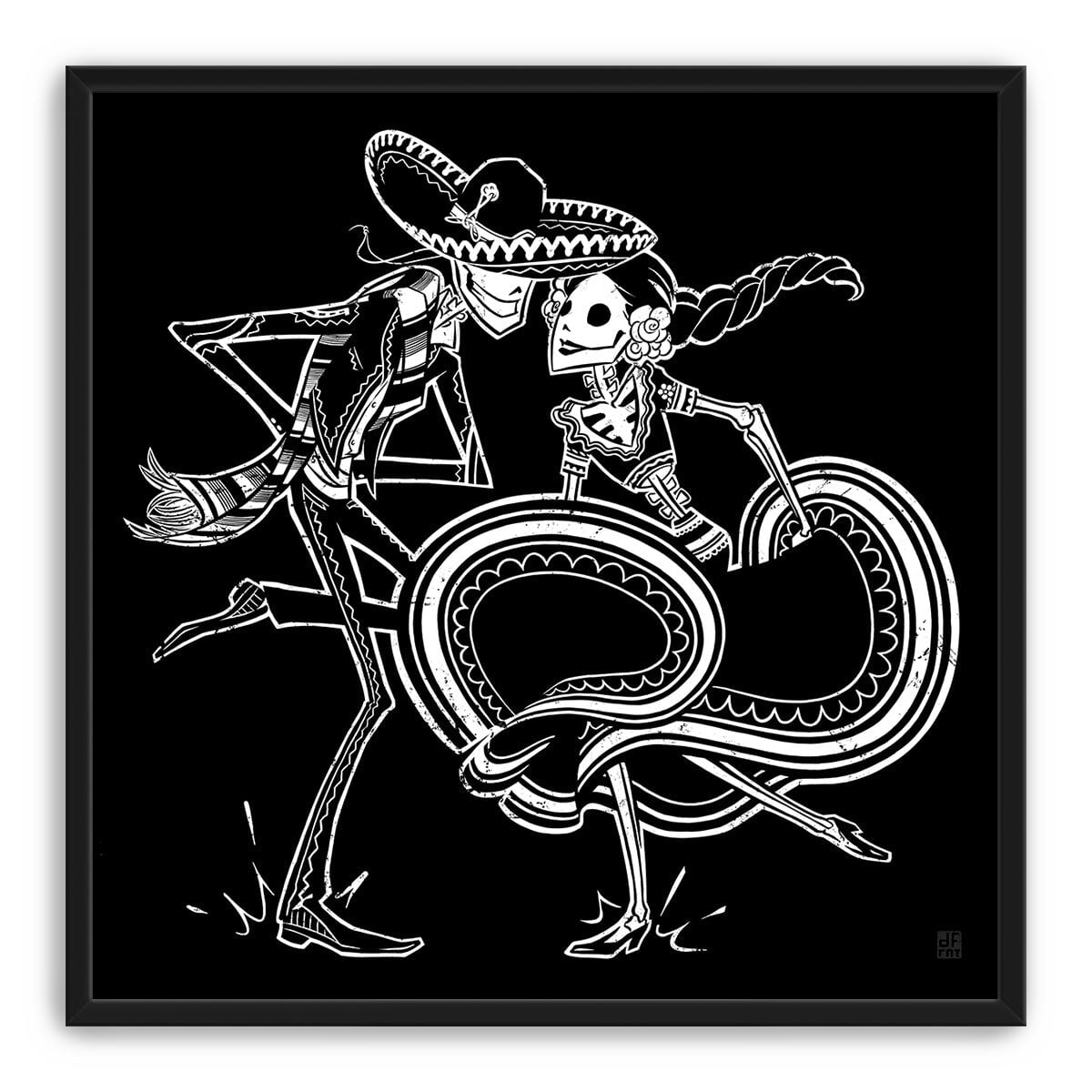 ZAPATEADO | BLACK | fine art print