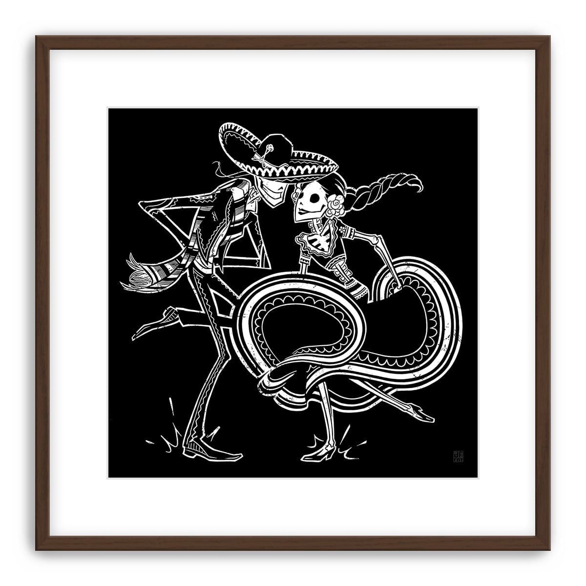 ZAPATEADO | BLACK | fine art print