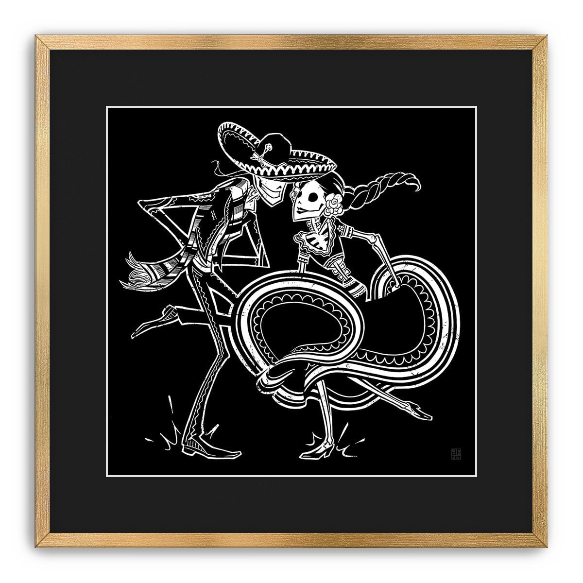 ZAPATEADO | BLACK | fine art print