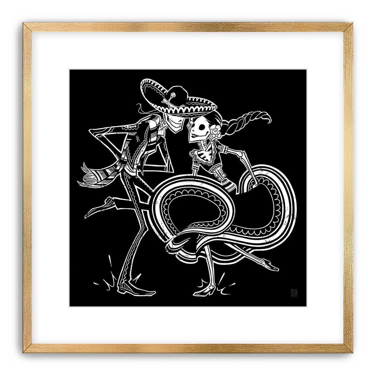 ZAPATEADO | BLACK | fine art print