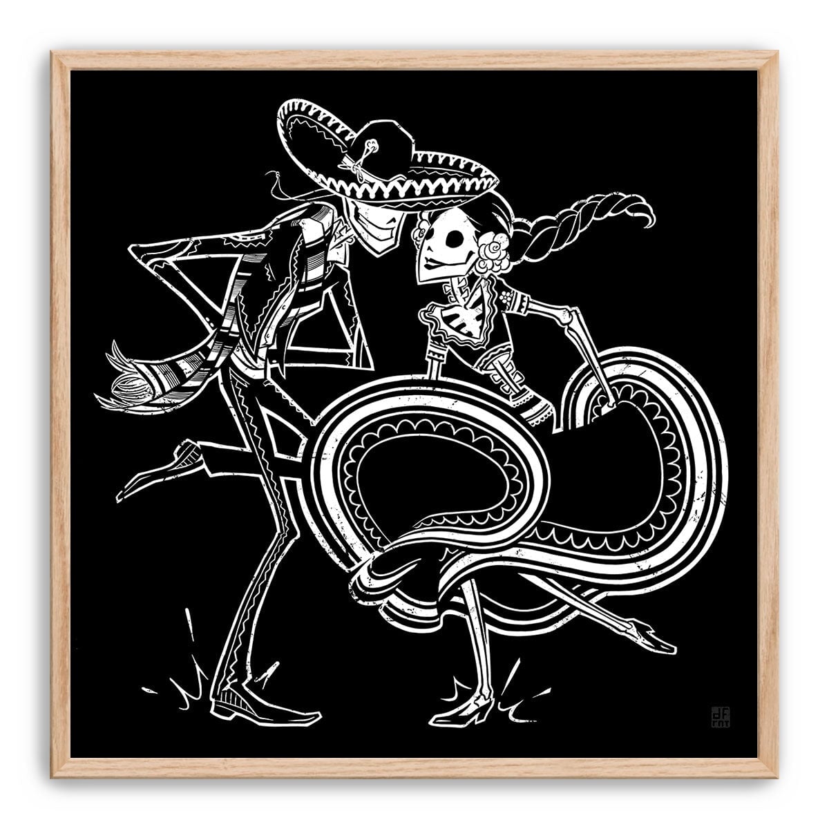 ZAPATEADO | BLACK | fine art print