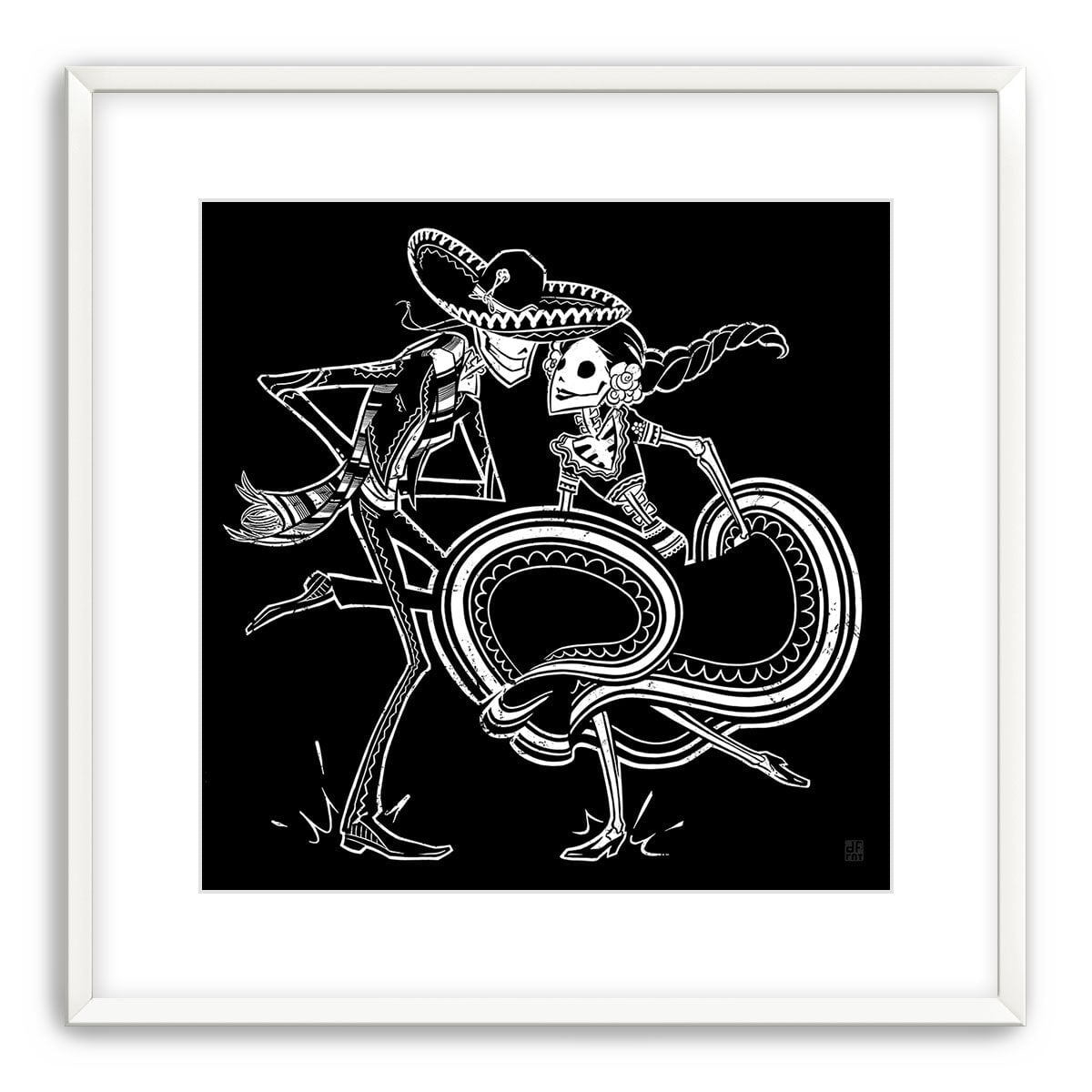 ZAPATEADO | BLACK | fine art print