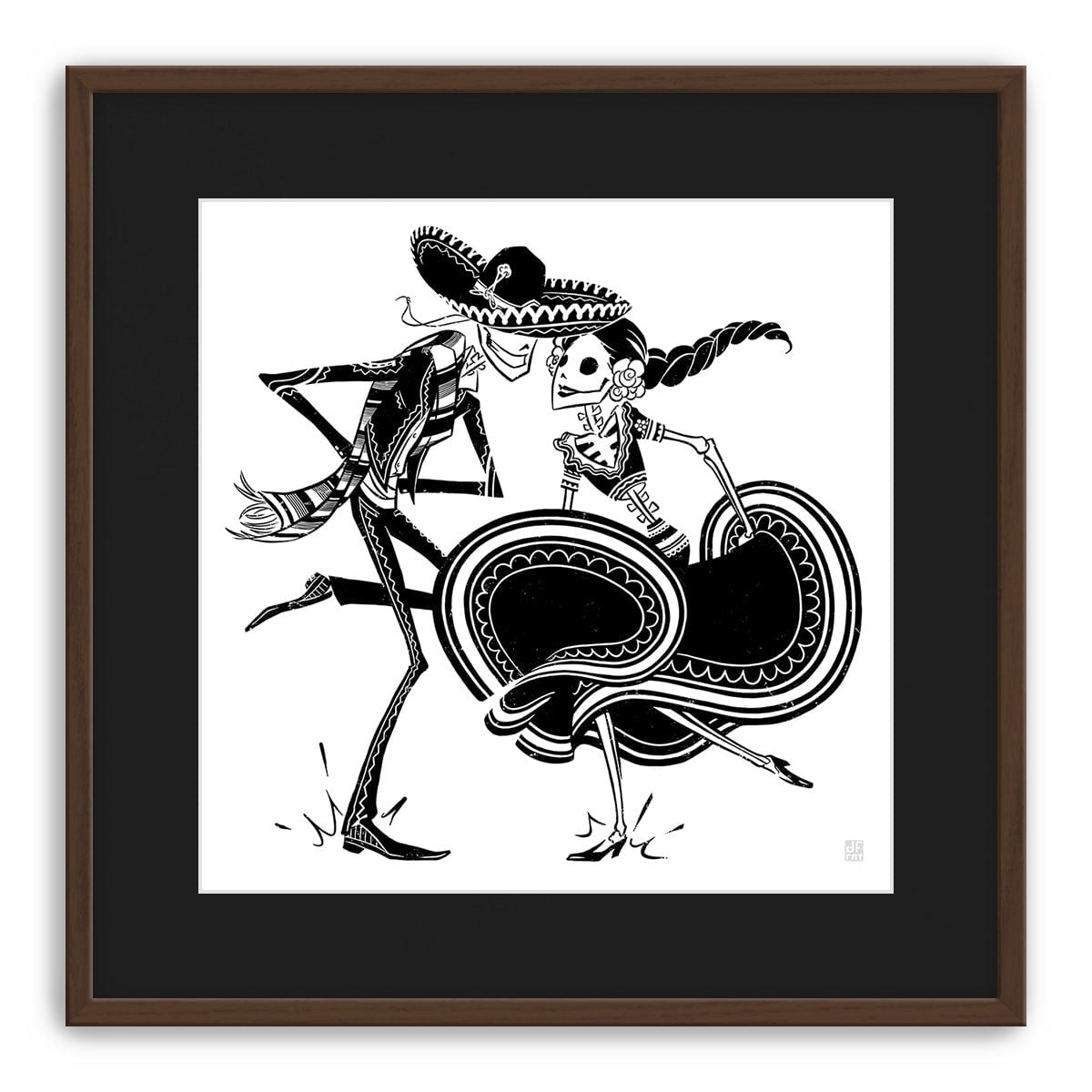 ZAPATEADO | WHITE | fine art print