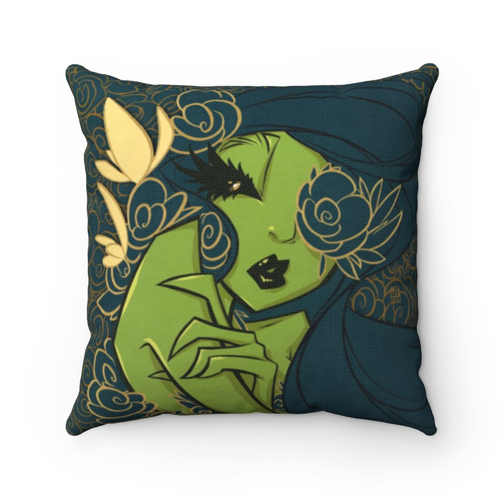 FLOWER BED THREE | throw pillow