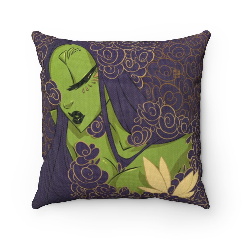 FLOWER BED TWO | throw pillow