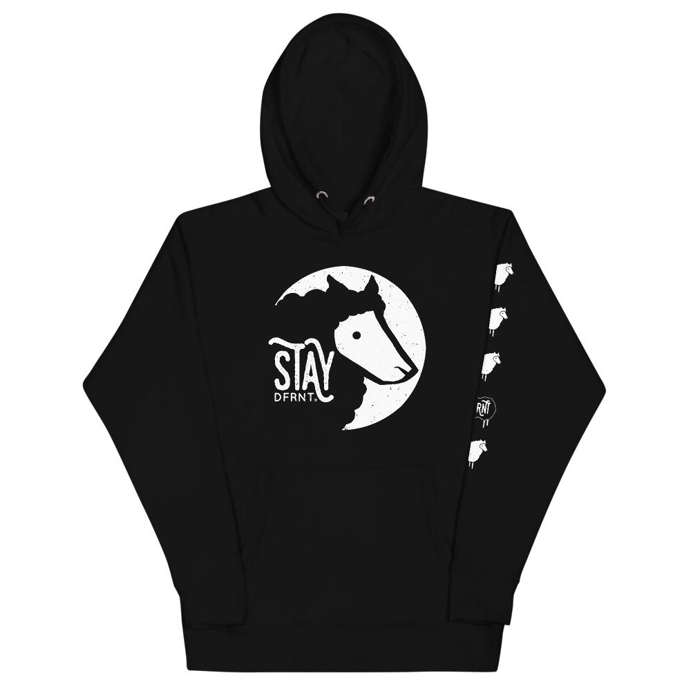 STAY DFRNT BLACK SHEEP | slim hoodie