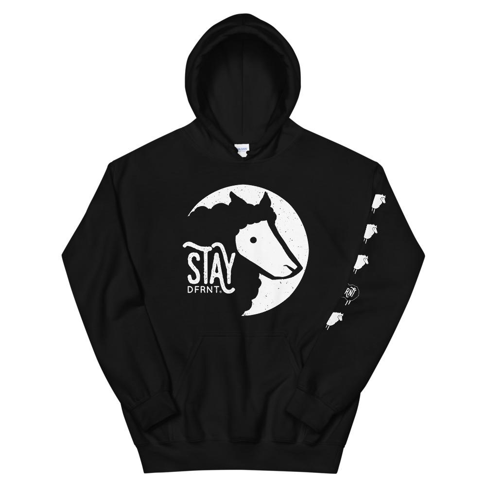 STAY DFRNT BLACK SHEEP | relaxed hoodie