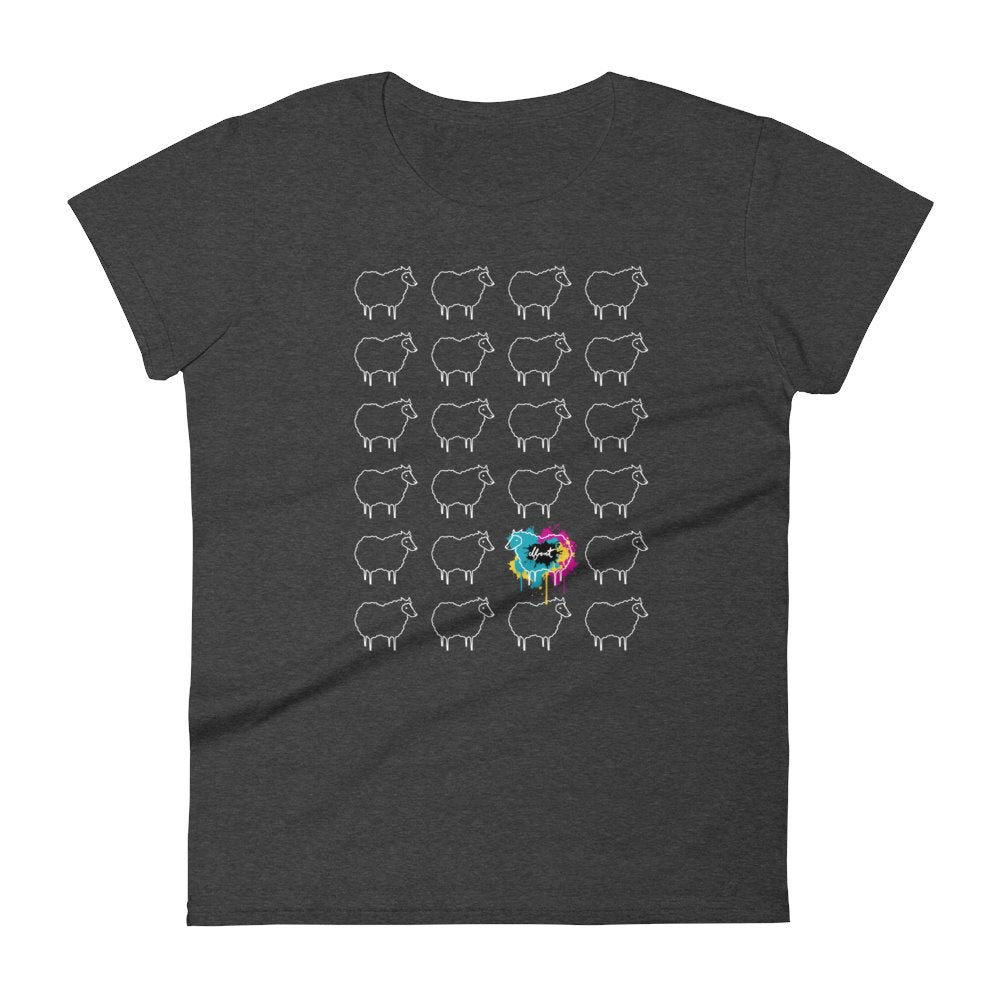 STAND OUT BLACK SHEEP | womens tee