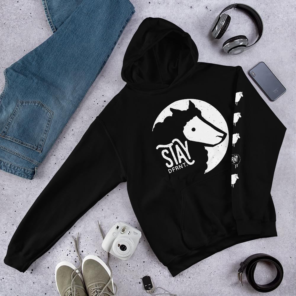 STAY DFRNT BLACK SHEEP | relaxed hoodie
