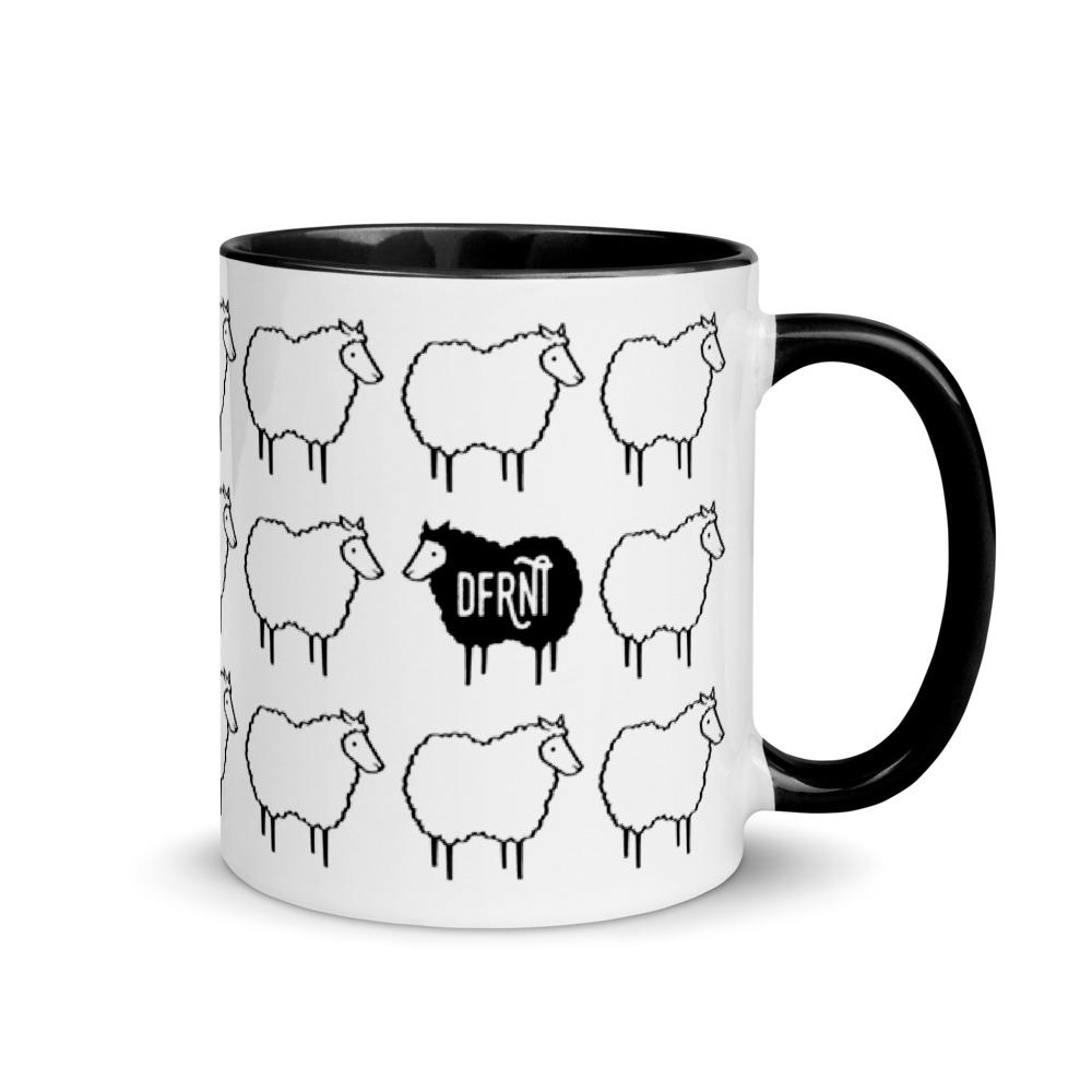 STAND OUT BLACK SHEEP | accent mug