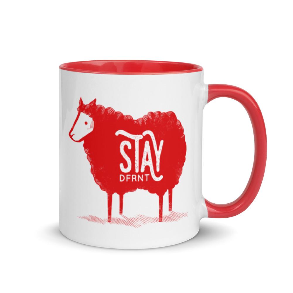 STAY DFRNT BLACK SHEEP | accent mug