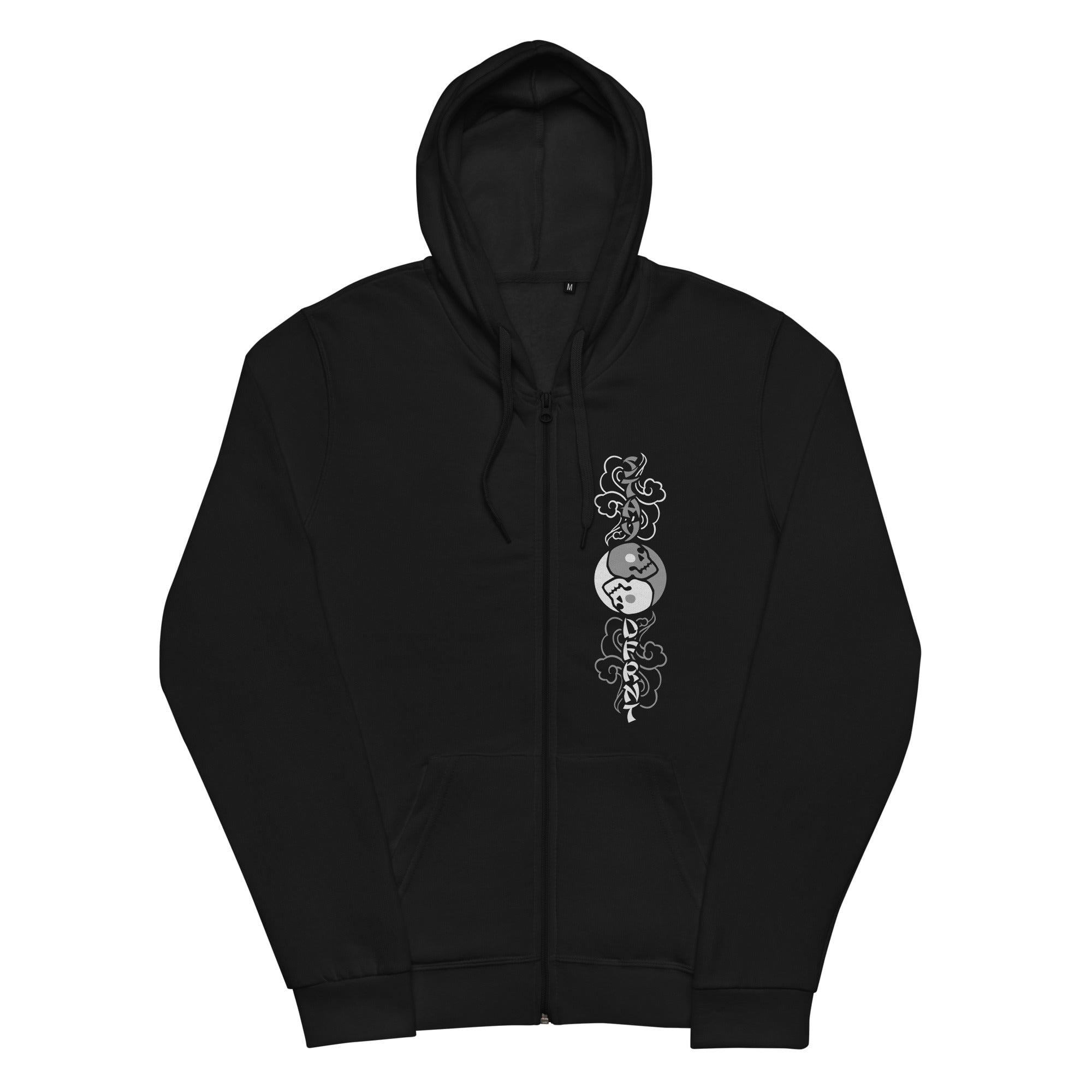 YIN YANG SKULLS | zipper hoodie