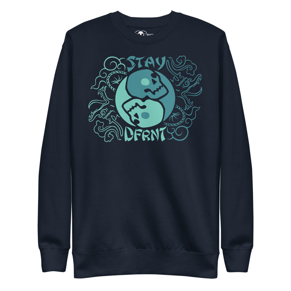 YIN YANG SKULLS | slim sweatshirt
