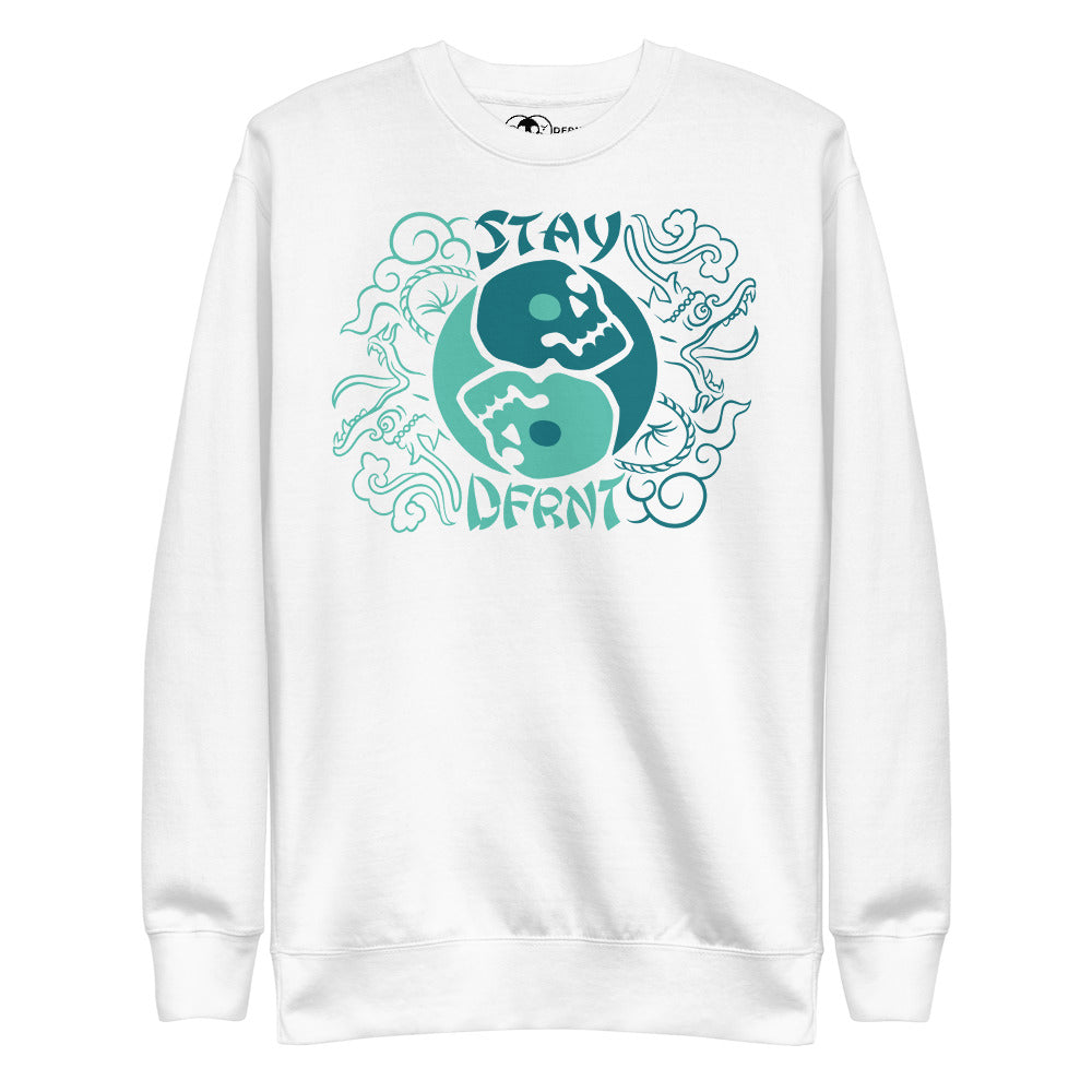 YIN YANG SKULLS | slim sweatshirt