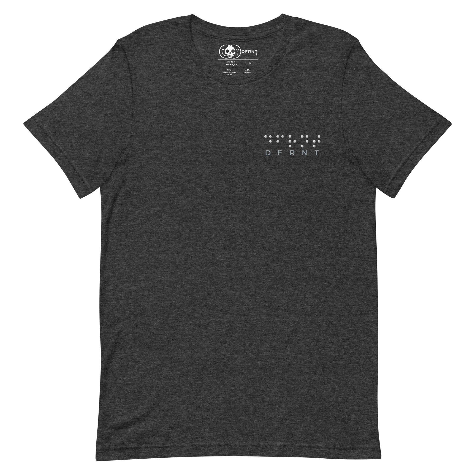 DFRNT BRAILLE | embroidered t-shirt