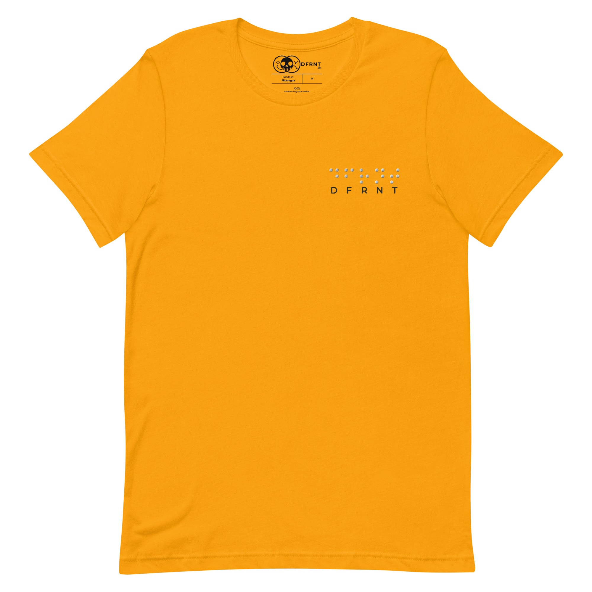 DFRNT BRAILLE | embroidered t-shirt